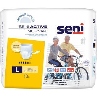 Підгузки-Трусики SENI ACTIVE Normal Large (3) 10 шт &mdash; фото упаковки | аптека Добрий Доктор