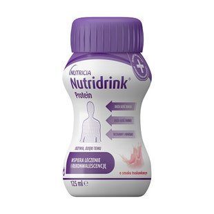 Нутридринк Nutridrink Protein Нутриция 125мл №4фл Клубника &mdash; фото упаковки | аптека Добрый Доктор