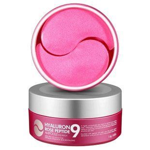 Medi-Peel Hyaluron Rose Peptide 9 патчі гідрогелеві з болгарською трояндою та пептидами, 60 шт &mdash; фото упаковки | аптека Добрий Доктор