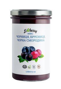 Ягодный микс №1 (черника, брусника, смородина) LiQberry 545 мл Ликберри &mdash; фото упаковки | аптека Добрый Доктор
