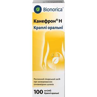 Канефрон Н краплі 100 мл &mdash; фото упаковки | аптека Добрий Доктор