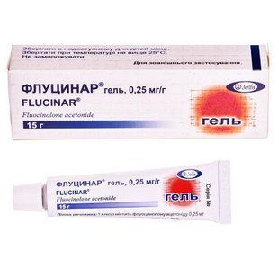Флуцинар 0,025% гель15г &mdash; фото упаковки | аптека Добрый Доктор