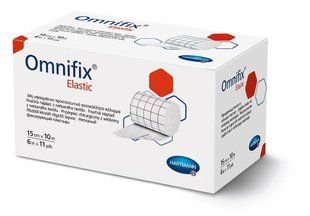 Пластир еластичний фіксуючий на нетканій основі Омніфікс Omnifix 15смх10м 1 шт &mdash; фото упаковки | аптека Добрий Доктор