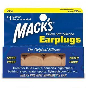 Беруши MACKS PillowSoft Силиконовые Бежевые 2 пары 30Дб &mdash; фото упаковки | аптека Добрый Доктор