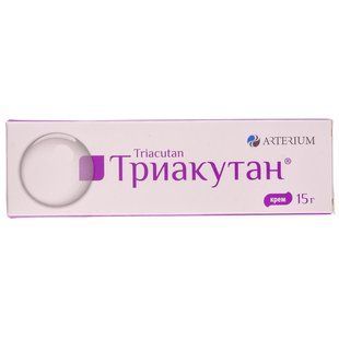 Триакутан крем 15 г &mdash; фото упаковки | аптека Добрий Доктор